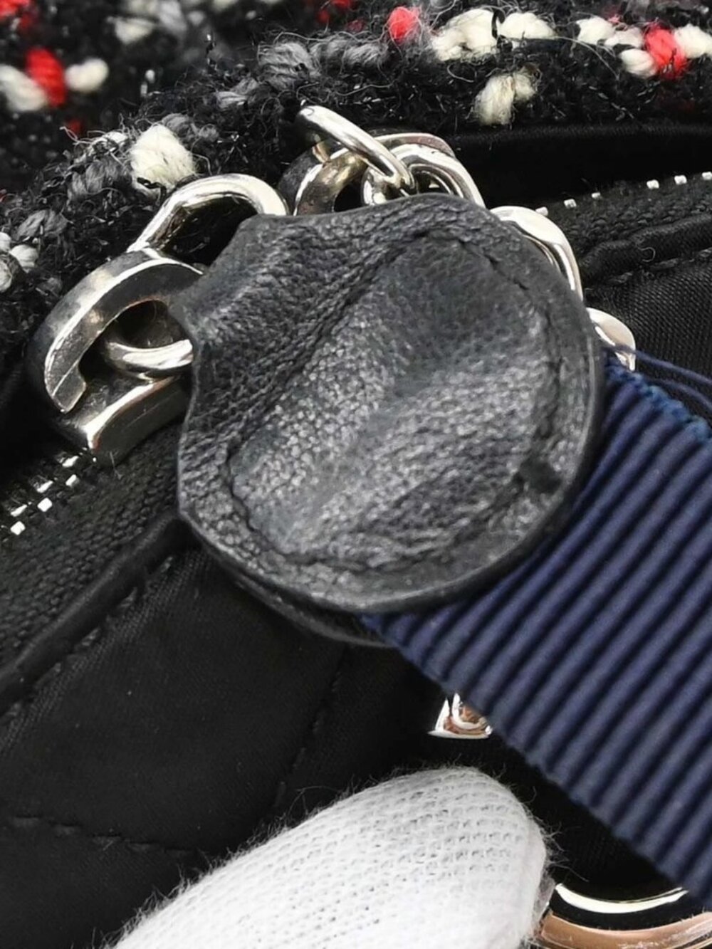 Chanel Black Tweed Nylon Backpack 197572 - Picture 11 of 16